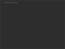 Tablet Screenshot of budva2013.org